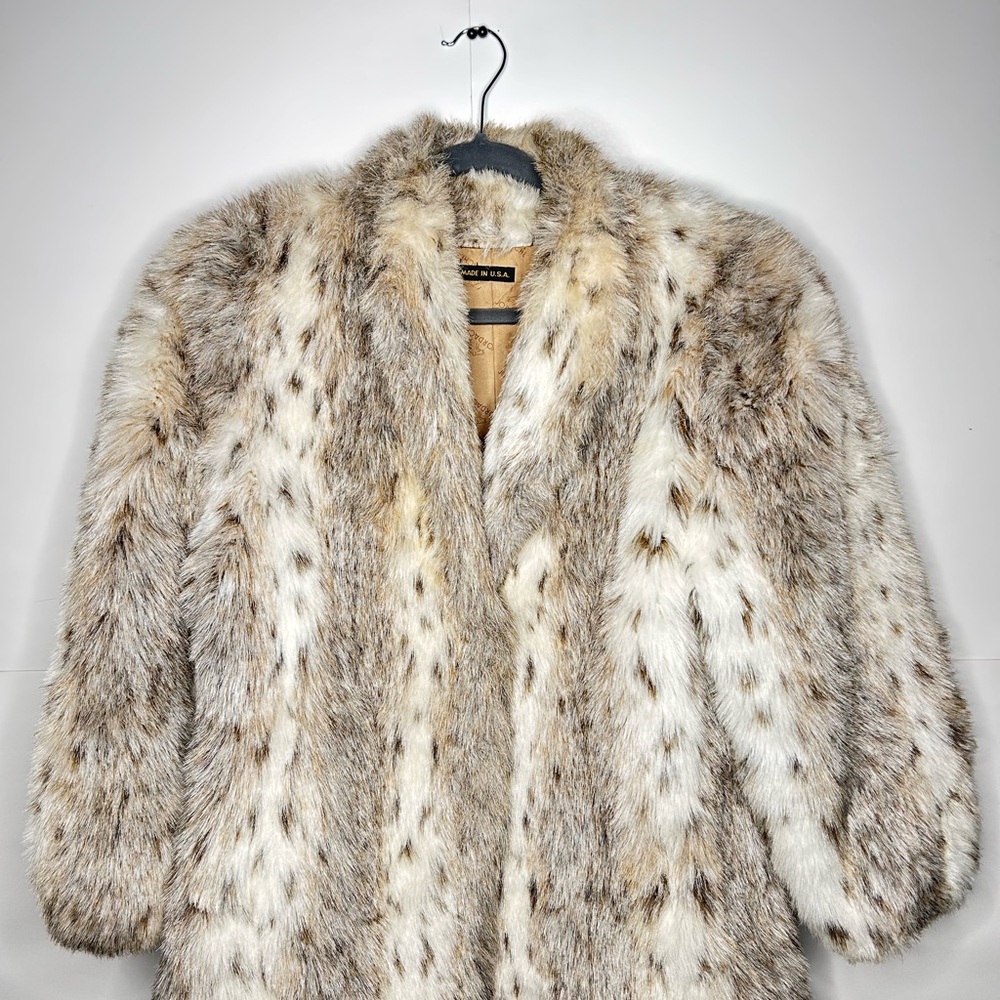 Vintage Jordache Faux Fur Coat
